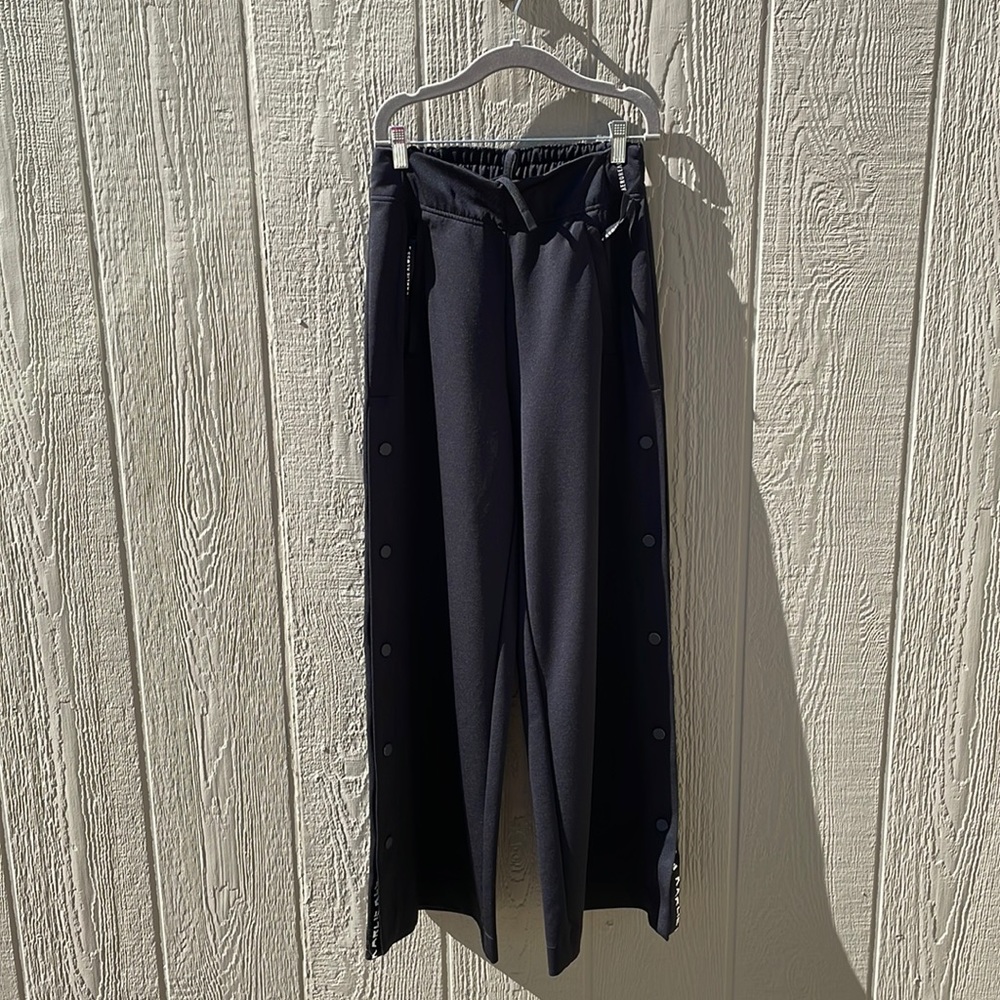 Adidas x Karlie Kloss Black Wide Leg Track Pants. Size S